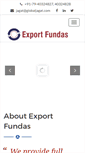 Mobile Screenshot of exportfundas.com